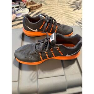 Nike Air Max Dynasty Boys Running Shoes Dark Grey Orange 819077-002 Size 6.5Y
